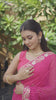Rani Pink Georgette Gota Saree
