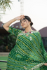 Bottle Green Crepe Silk Saree