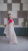 Designer Cheeku Ivory Banarasi Silk Saree