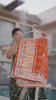 Designer Rust Orange Ghatchola Gajji Silk Saree