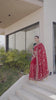 Red Upara Silk Saree