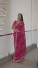 Designer Rani Chinoon Crape Saree